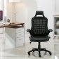 Mesh Back Office Chair PU Seat (8116-BK)